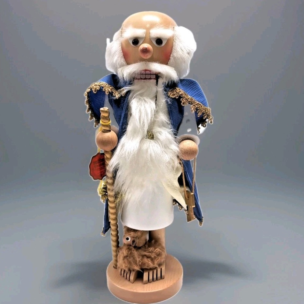 Steinbach Nutcracker Petrus Saint Peter Missing Halo & Staff Made In Germany